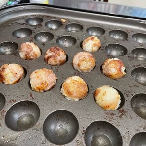 たこ焼き器de作るんです！我が家の肉巻きおにぎり